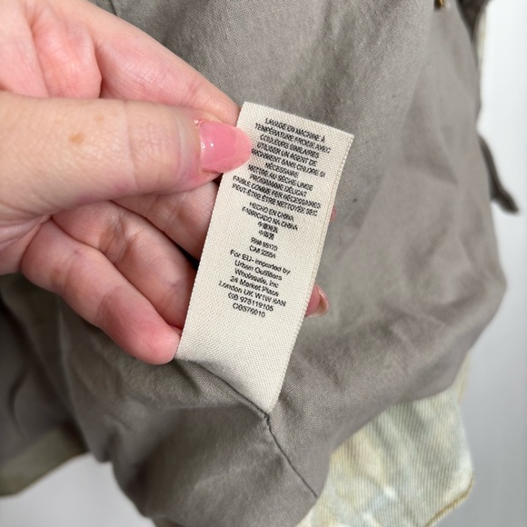 Free People Layered Tie-Dye Parka size Small - Picture 11 of 16